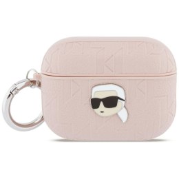 Karl Lagerfeld etui Monogram Karl Head do AirPods Pro 3 różowy