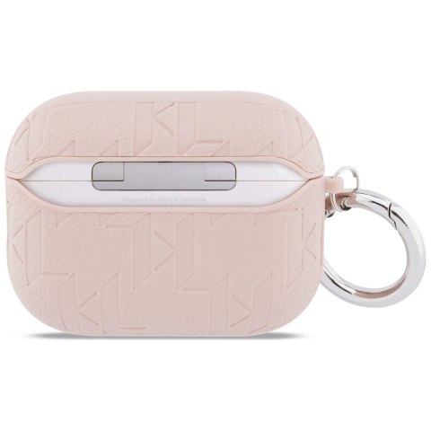 Karl Lagerfeld etui Monogram Karl Head do AirPods Pro 3 różowy