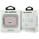 Karl Lagerfeld etui Monogram Karl Head do AirPods Pro 3 różowy