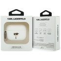 Karl Lagerfeld etui Silicone Karl Head 3D do AirPods Pro 3 biały