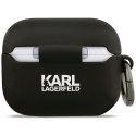 Karl Lagerfeld etui Silicone Karl Head 3D do AirPods Pro 3 czarny