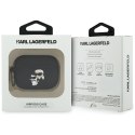 Karl Lagerfeld etui Silicone Karl&Chaupette Head 3D do AirPods Pro 3 czarny