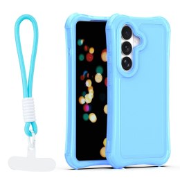 Nakładka SafePop ze smyczą do Samsung Galaxy S24 / S25 niebieska