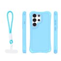 Nakładka SafePop ze smyczą do Samsung Galaxy S26 Ultra niebieska