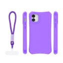 Nakładka SafePop ze smyczą do iPhone 11 fioletowa