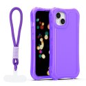 Nakładka SafePop ze smyczą do iPhone 13 6,1" fioletowa