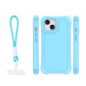 Nakładka SafePop ze smyczą do iPhone 15 6,1" niebieska