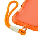 Nakładka SafePop ze smyczą do iPhone 15 Pro 6,1" pomarańczowa