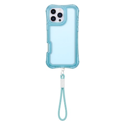 Nakładka SafePop ze smyczą do iPhone 16 6,1" niebieska