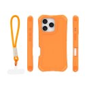 Nakładka SafePop ze smyczą do iPhone 16 Pro 6,3" pomarańczowa