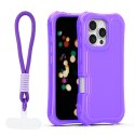Nakładka SafePop ze smyczą do iPhone 16 Pro Max 6,9" fioletowa