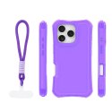 Nakładka SafePop ze smyczą do iPhone 16 Pro Max 6,9" fioletowa