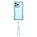 Nakładka SafePop ze smyczą do iPhone 17 6,3" niebieska
