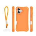 Nakładka SafePop ze smyczą do iPhone 17 6,3" pomarańczowa