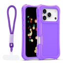 Nakładka SafePop ze smyczą do iPhone 17 Pro Max 6,9" fioletowa