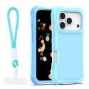 Nakładka SafePop ze smyczą do iPhone 17 Pro Max 6,9" niebieska