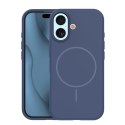 Nakładka Silicone Thin Mag do iPhone 17 6,3" / 18 6,3" ciemnoniebieska