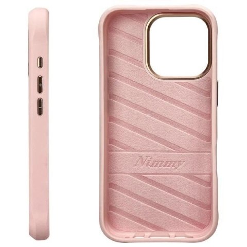 Etui Nimmy Cool&Cute 2.0 Cat na iPhone 16 Pro - różowe