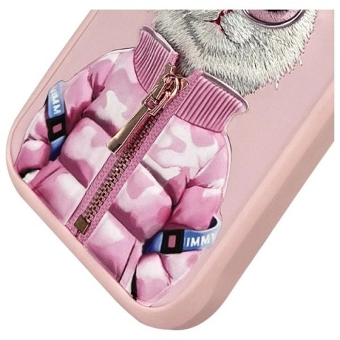 Etui Nimmy Cool&Cute 2.0 Cat na iPhone 16 Pro - różowe