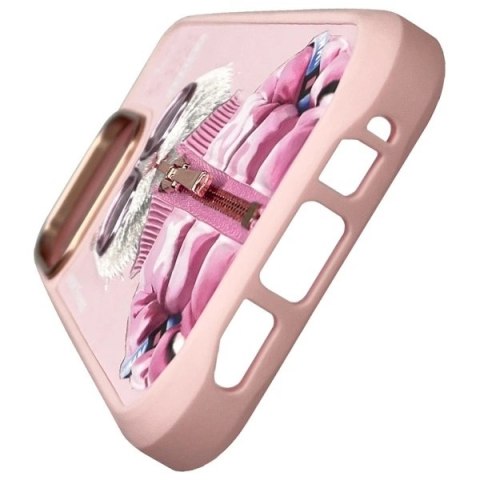 Etui Nimmy Cool&Cute 2.0 Cat na iPhone 16 Pro - różowe