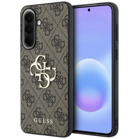 GUESS futerał do SAMSUNG Galaxy A37 GUHCSA374GMGBR (4G Big Metal Logo) brązowy