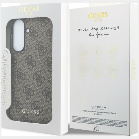 GUESS futerał do SAMSUNG Galaxy A37 GUHCSA37G4GFBR (PU 4G Classic) brązowy