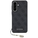 GUESS futerał do SAMSUNG Galaxy A37 GUHCSA37GF4GGR (PU 4G Classic Logo with Charm) czarny