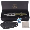 Nóż Kizer Norcross Olive Green G10, Stonewashed Nitro-V by L.F (ZX-FB01A4)