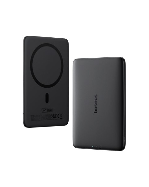 Baseus PicoGo AM41 magnetyczny power bank typu karta 20W 5000mAh kosmiczna czerń