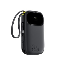 Baseus Qpow3 power bank z wyświetlaczem 22.5W 10000mAh kosmiczna czerń