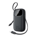 Baseus Qpow3 power bank z wyświetlaczem 22.5W 10000mAh kosmiczna czerń