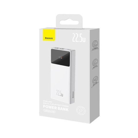 Baseus Star-Lord power bank 22.5W 20000mAh biały