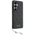 GUESS futerał do SAMSUNG S26 Ultra GUHMS26LGF4GGR (PU 4G Classic Logo with Charm) czarny