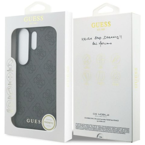 GUESS futerał do SAMSUNG S26 Ultra GUHMS26LGF4GGR (PU 4G Classic Logo with Charm) czarny