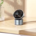 Kamera wewnętrzna Hoco regulowana w dwóch płaszczyznach 3MP Full HD D5 srebrna