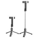 Selfie stick Hoco tripod z pilotem bezprzewodowym K20 czarny