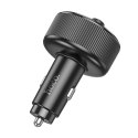 Transmiter samochodowy bluetooth Hoco 2 x USB A + USB C QC3.0 PD 30W E82 czarny