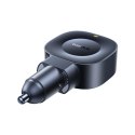 Ładowarka samochodowa Baseus PrimeTrip VR2 30W + 30W ze zwijanym kablem USB-C - czarna