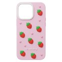 Nakładka Strawberry do iPhone 11 różowa
