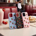 Nakładka Strawberry do iPhone 16 Pro 6,3" niebieska
