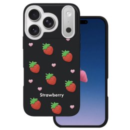 Nakładka Strawberry do iPhone 17 Pro / 18 Pro 6,3'' czarna