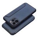 Etui z klapką na iPhone 17 Razor Book niebieskie