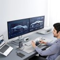 Stacja dokująca Baseus NU1 Air Spacemate hub 12w1 USB-C - 2xHDMI 4K@60Hz 2xUSB-C 10Gb/s 2xUSB-A 5Gb/s 2xUSB-A (480Mb/s) RJ45 SD/