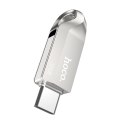 Pendrive 32GB USB 3.0 (USB A + USB C) Hoco UD8 nikiel