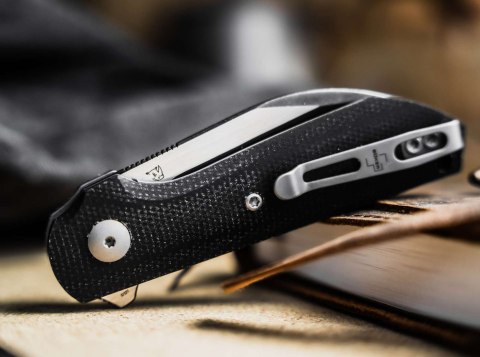 Böker Plus Corvus Nóż Składany EDC Nitro-V Micarta Black
