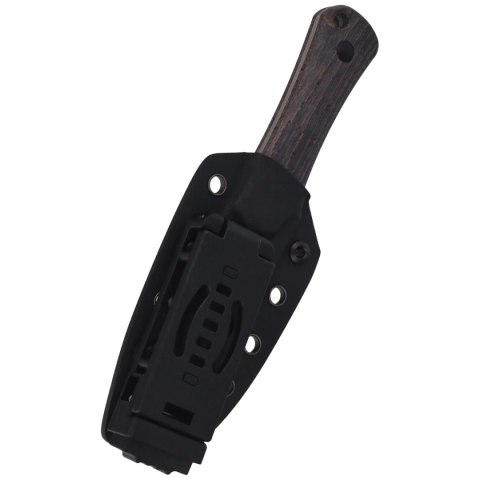 Nóż Kizer Bone Black Stabilized Wood, Stonewashed AEB-L by Maverick Customs (1122A4)