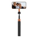 Selfie stick Tech-Protect L10S Bluetooth Tripod - czarno-pomarańczowy