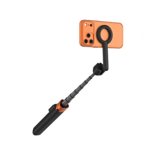 Selfie stick Tech-Protect L10S Bluetooth Tripod - czarno-pomarańczowy