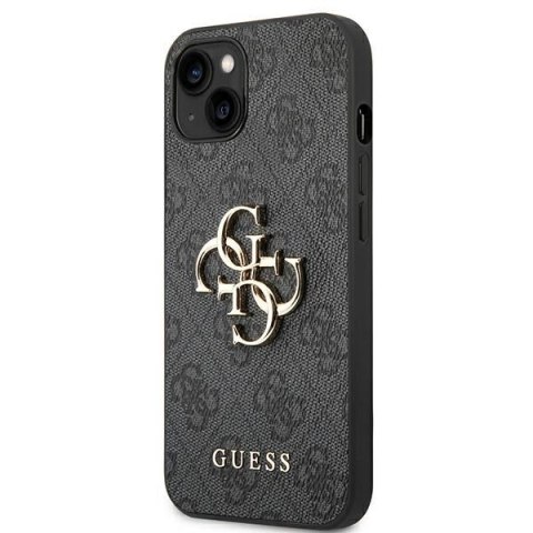GUESS futerał do IPHONE 13 / 14 / 15 GUHCP14S4GMGGR (4G Big Metal Logo) szary