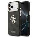 GUESS futerał do IPHONE 17 Pro Max GUHCP17X4GMGCGR (PU W/ Big 4G Classic Logo) złoto czarny